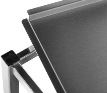 Kaksitasoinen instrumenttivaunu CMO – korotettu taso avoimet nurkat
