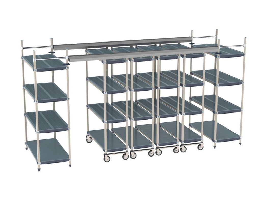 Metro Top-Track® & qwikTRAK® – siirtohyllyjärjestelmä