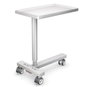 Techmed mayo pöytä sähköinen tuplapyörät takaa